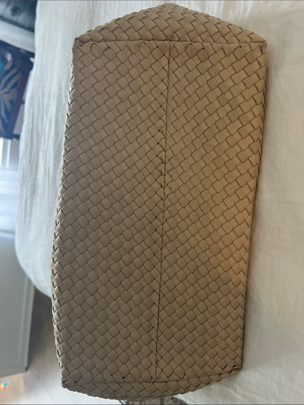 Naghedi Woven Tote in Beige - Picture 4 of 5